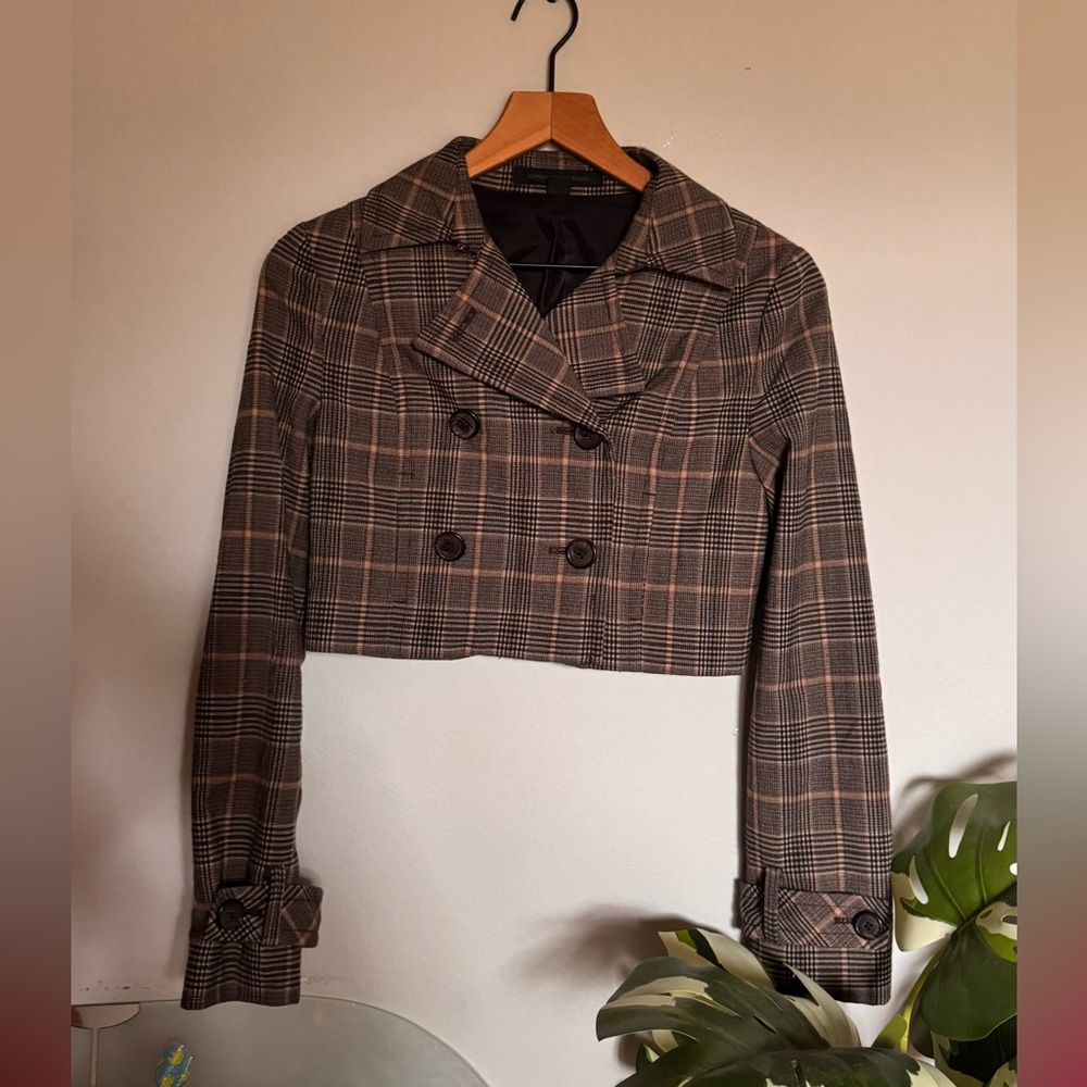 cropped blazer